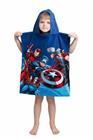 Lasten poncho 50x115 Avengers 2626 tummansininen hupullinen pyyhe