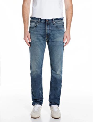 Replay Grover Trousers Straight Original - Blue - 38 x 32