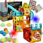 Magnetic Tiles - 75-osainen Magneettiset Rakennuspalikat - Rakennusmagneetit
