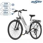 ONESPORT OT12 sähköpyörä, 250W moottori, 36V13AH irrotettava akku, toimintamatka 65 km, 27,5 tuuman rengas työmatkapyörä - valkoinen