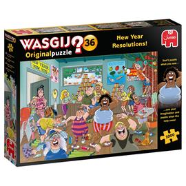Wasgij Original 36 New Year Resolutions Palapeli 1000 palaa 25000