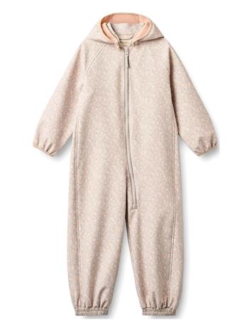 Wheat Softshell Suit Limme - Pink - 116
