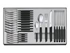Victorinox Swiss Modern - Ruokailuvälinesetti - 24 kpl. - musta