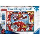 Ravensburger-MARVEL HEROS-100 bitars XXL-pussel - Den mäktiga Iron Man / Marvel Avengers-4005556133772-Ages 6 och uppåt