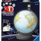 Kouluttava 3D-pallopalapeli - Valoisa Earth Globe - Ravensburger - 540 kpl - Alkaen 10 vuotta