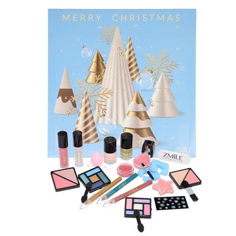 Zmile Cosmetics Beauty Advent Calendar Square '3D Christmas Trees' – kuva 1/1