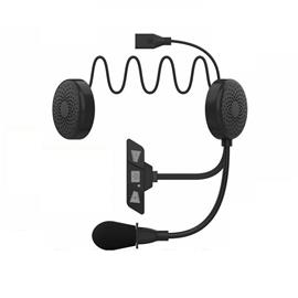 Moottoripyöräkypäräkuuloke Bluetooth 5.2 Black