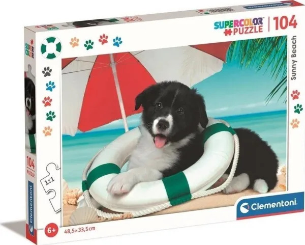 Palapeli Clementoni Puzzle 104 Super Color Sunny Beach - palapeli