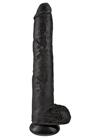 Pipedream King Cock with Balls Black 37,5cm XL dildo