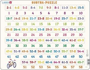 Vähennyspalapeli, Subtra-Puzzle - Larsen