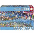 Pussel - EDUCA - Livspanorama - 3000 bitar