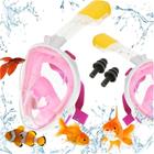 Snorkkelimaski kokokasvoille - Snorklaus - S/M Pinkki