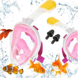 Snorkkelimaski kokokasvoille - Snorklaus - S/M Pinkki