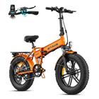 ENGWE EP-2 BOOST - 20"" kokoontaitettava sähköpyörä - 48V 13Ah akku - 100 km toimintasäde - etujousituksella - hybridi läskipyörä