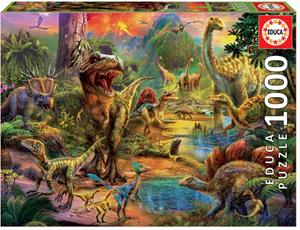 Educa 17655 palapeli Kuviopalapeli 1000 kpl Dinosaurukset