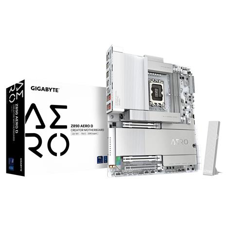 GIGABYTE Z890 AERO D Emolevy - Intel Z890 - Intel LGA1851 socket - DDR5 RAM - ATX