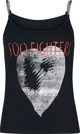 Foo Fighters - Heart - Toppi - Naiset - Musta