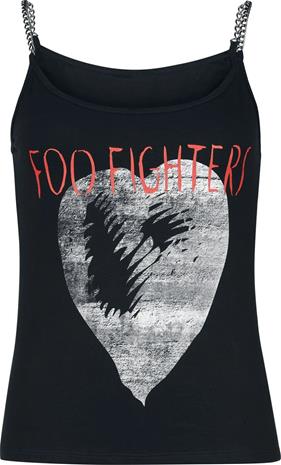 Foo Fighters - Heart - Toppi - Naiset - Musta