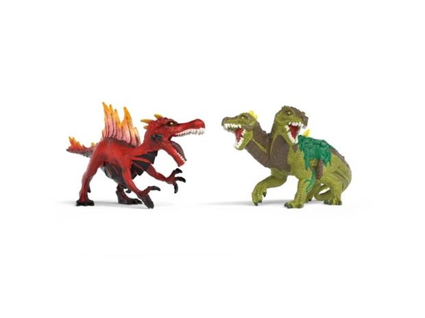 Schleich Fire Saurian vs. Jungle LizardÂ (70834)