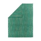 Marimekko Iso Piccolo pussilakana Off white-smaragdinvihreä