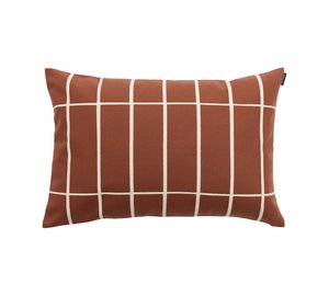 Marimekko Tiiliskivi tyynynpäällinen 40 x 60 cm Off whiteâ€“kastanja