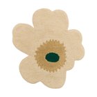 Marimekko Unikko kylpymatto 73x74 cm Hay-sand-emerald