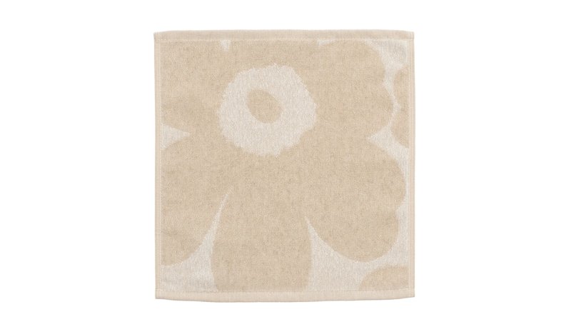 Marimekko Unikko Mini pyyhe 30 x 30 cm Off white-pellava