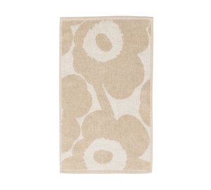 Marimekko Unikko vieraspyyhe 30 x 50 cm Off white-pellava
