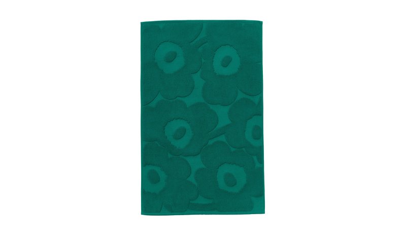 Marimekko Unikko-kylpyhuonematto Emerald