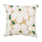 Marimekko Pieni unikko tyynynpäällinen 50x50 cm Sand-white-hay-emerald
