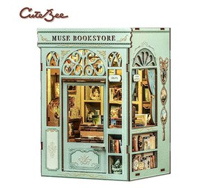 Mini Book Nook Muse Bookstore CuteBee