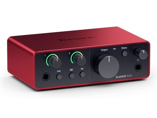 Focusrite Scarlett Solo 4th Gen USB Audio Interface