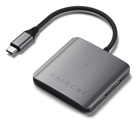 Satechi USB-C-hubb med 4 portar och PD