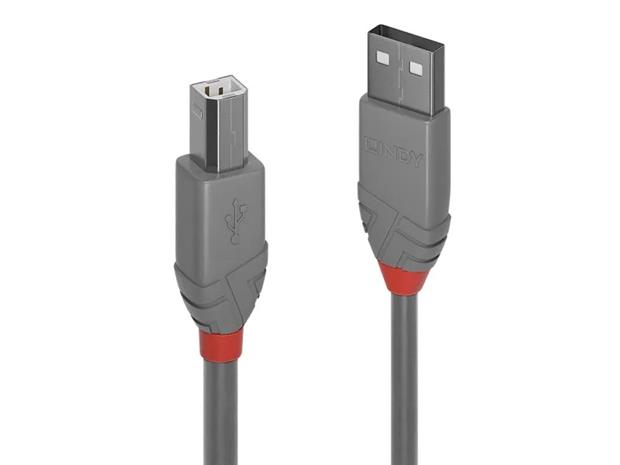 Lindy Anthra Line - USB cable - USB to USB Type B - 5 m