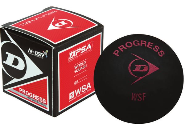 Dunlop PROGRESS Squash Ball 1-pack – kuva 7/8