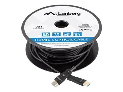Lanberg HDMI cable with Ethernet - 80 m