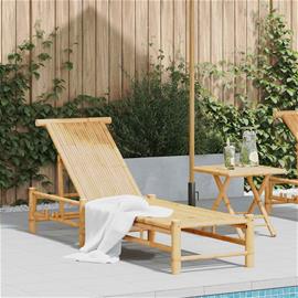 vidaXL Aurinkotuoli 55x199x30 cm bambu