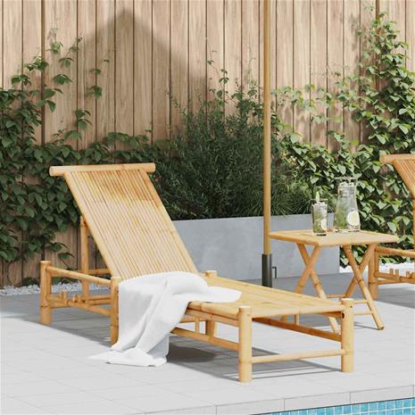 vidaXL Aurinkotuoli 55x199x30 cm bambu