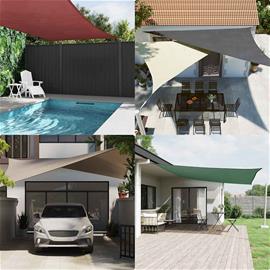 vidaXL Aurinkoverho purje ruskea 7x5x5 m 100% polyesteri Oxford