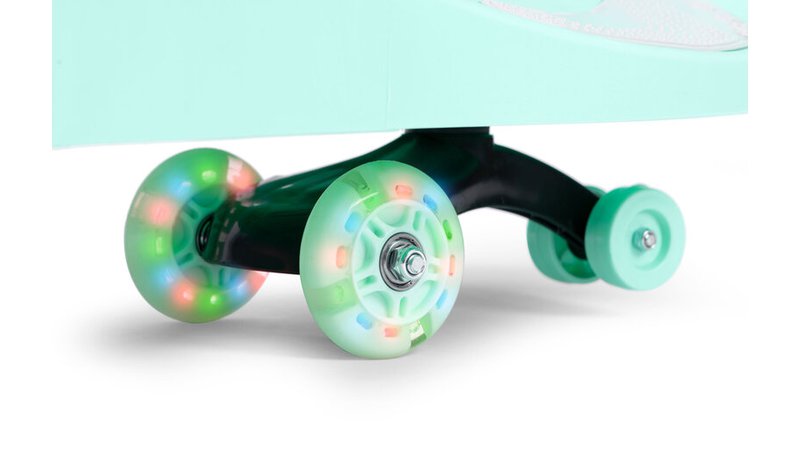 Gravity lasten push-up-lelu Led-renkailla, vihreä