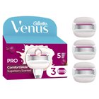 Partakoneen terät naisille Venus Comfort Glide Sugarberry, 3 kpl.