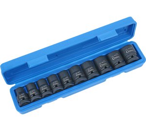 Hylsysarja Condor Werkzeug C1010/12; 1/2''; 10-24 mm; 10 kpl.