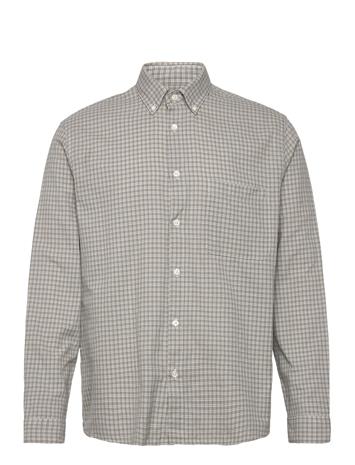 Garment Project Relaxed Ls Button Down Shirt - Grey - Grey - XL