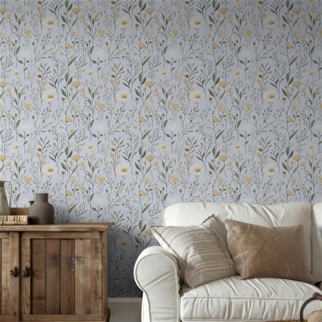 Sigrun Blue - 1059501-04 Tapetti