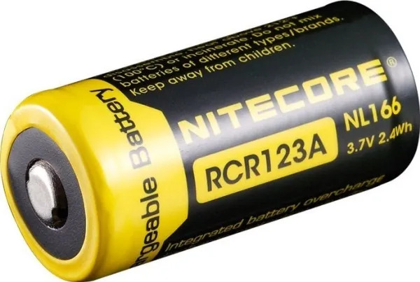 Nitecore NL166 CR123 2,7Wh akkuparisto, Otsa- ja taskulamput