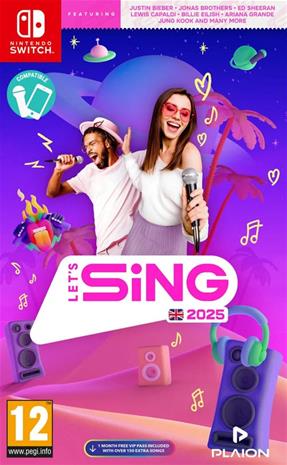 Let's Sing 2025, Nintendo Switch -peli