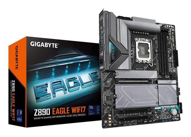 GIGABYTE Z890 EAGLE WIFI7 Emolevy - Intel Z890 - Intel LGA1851 socket - DDR5 RAM - ATX