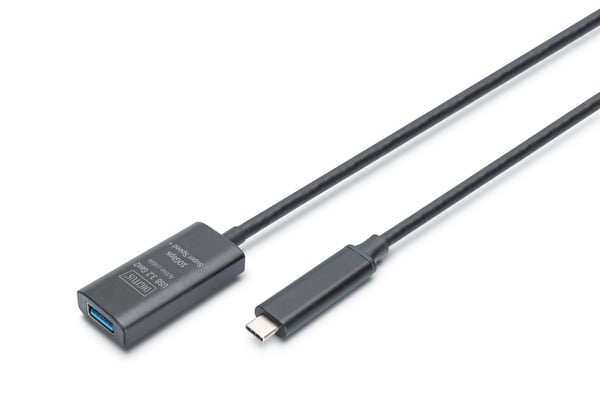 DIGITUS - USB extension cable - 24 pin USB-C to USB Type A - 5 m