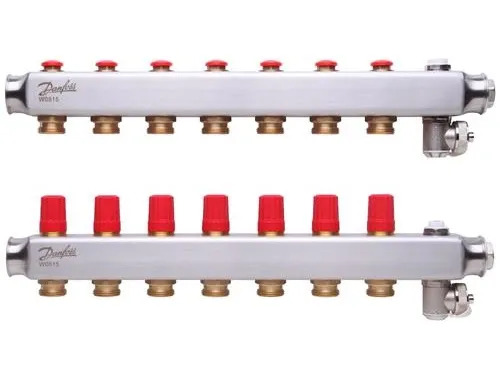Danfoss floor heating manifold 7+7 SSM