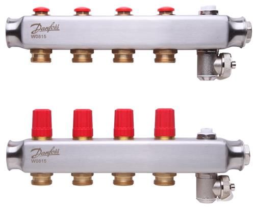 Danfoss floor heating manifold 4+4 SSM